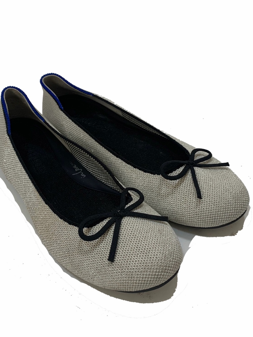 Rothy's The Ballet Flat in Diamond Metallic